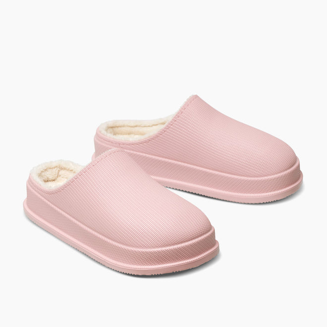 Cloud Slides - Cushioned Fur-Lined Clogs