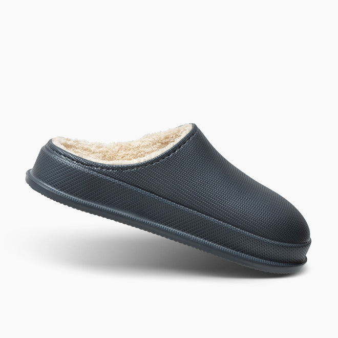 Cloud Slides - Cushioned Fur-Lined Clogs