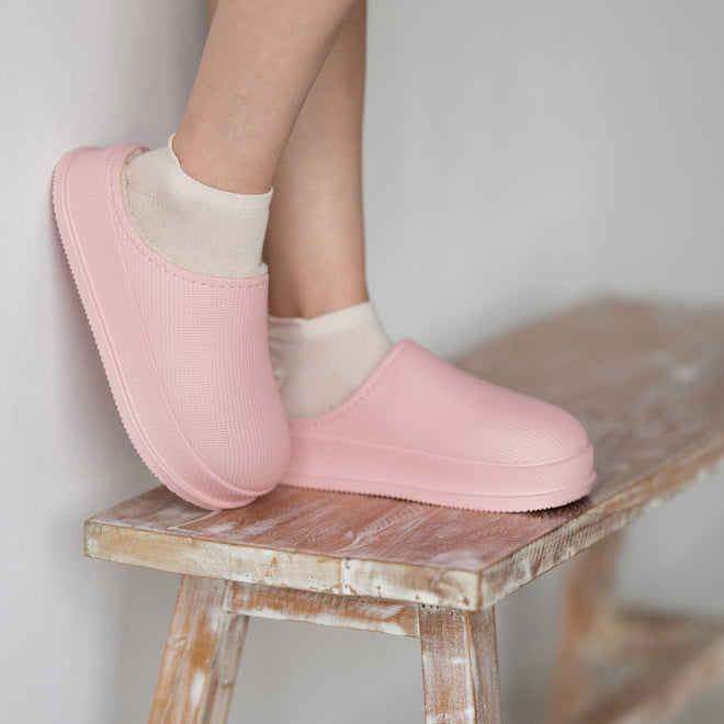Cloud Slides - Cushioned Fur-Lined Clogs