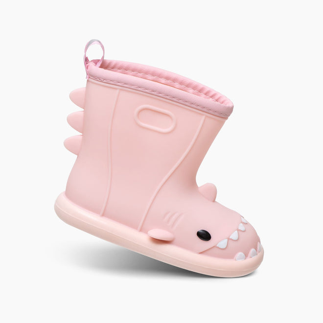 Kids Waterproof Shark Rain Boots