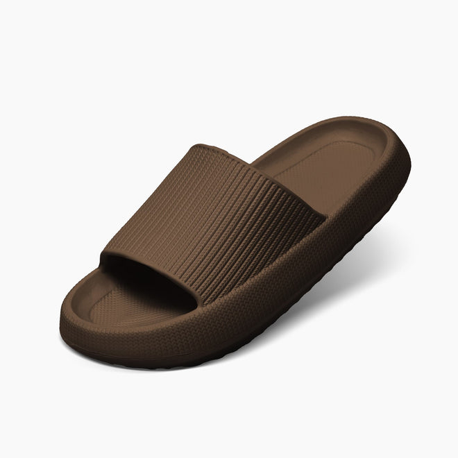 Men's Cushion Slides - Cloud Slides Mocha Brown