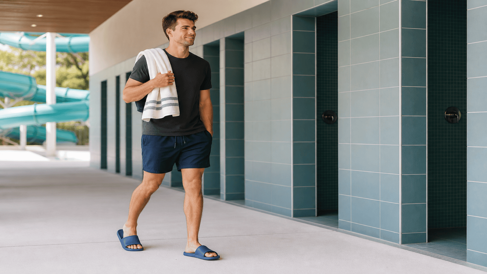 How to Choose Pool Slides for Showers and Locker Rooms