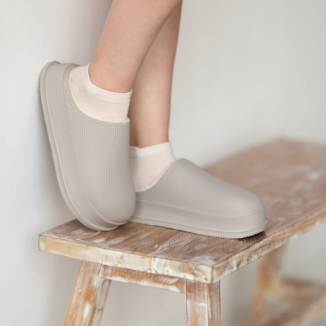 Cushion Slides with Fur - Cloud Slides