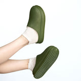 Cloud Slides - Men's Cozy Fur Green