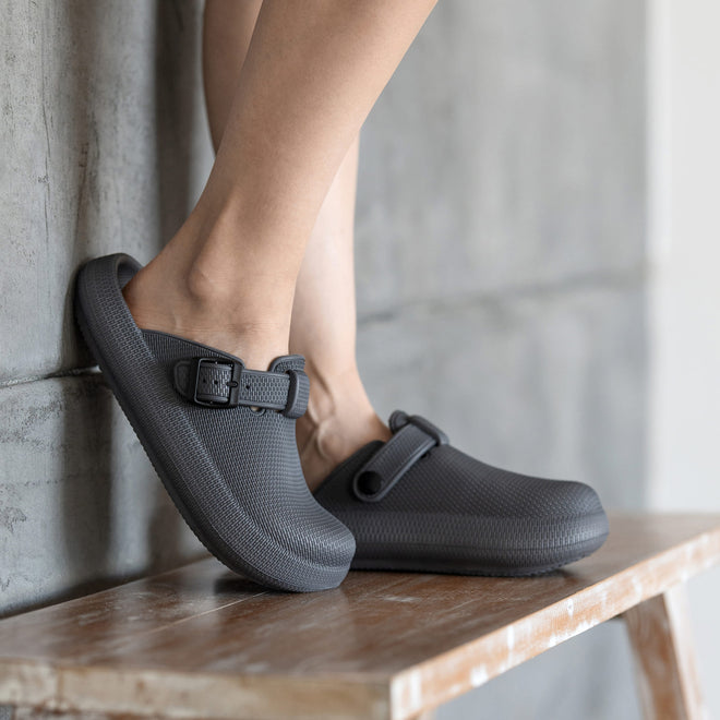 Orthopedic Cloud Clogs - Сloud Slides Black