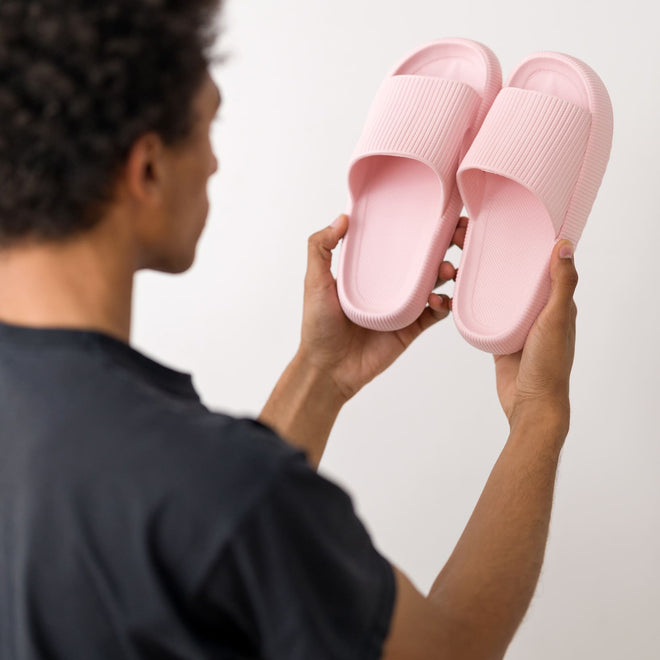 Mens Cushion Slides - Cloud Slides