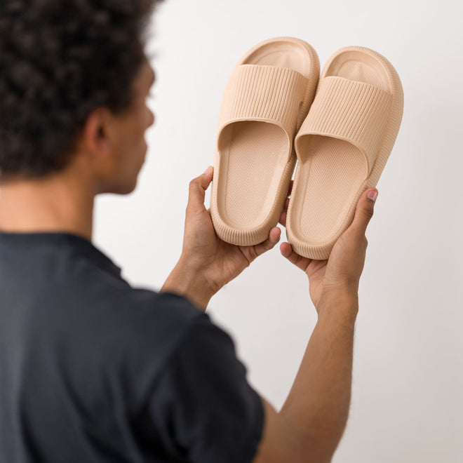 Mens Cushion Slides - Cloud Slides
