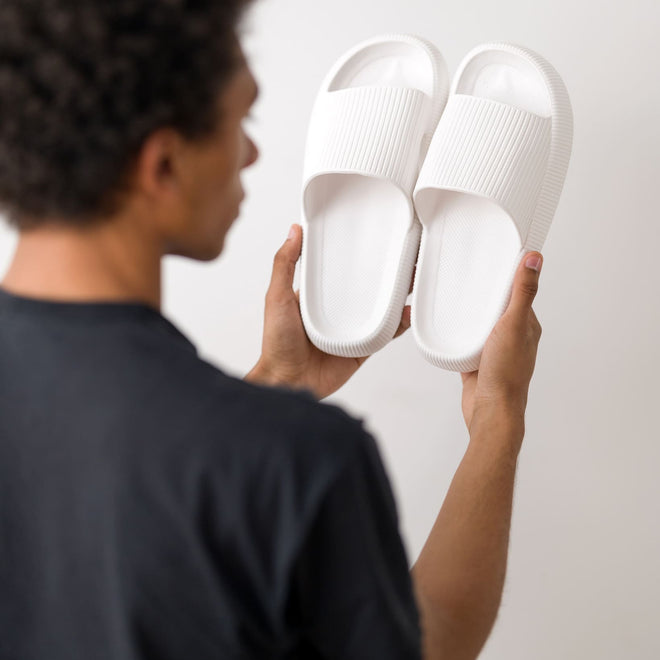 Mens Cushion Slides - Cloud Slides