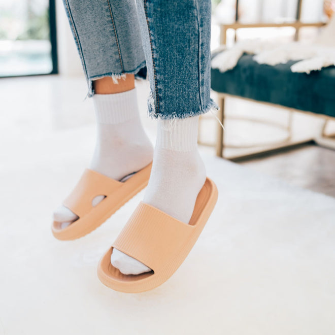Mens Cushion Slides - Cloud Slides