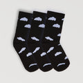 Cloud Slides - 3 Pairs Socks