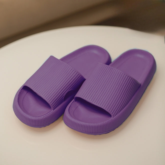 Mens Cushion Slides - Cloud Slides Deep Purple
